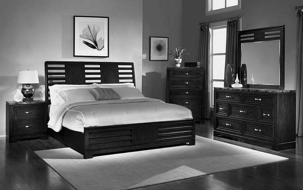 Черные кровати Меган 4700